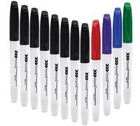 NIMNIK Whiteboard Marker Pens Fine Tip - Smudge Free Dry Erase Markers Whiteboard Pens 3mm 12 Pack Low Odour Fine White Board Markers for Kids Teachers Office School Supplies