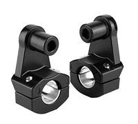 NIMOA 2pcs Motorcycle Handlebar Riser Clamp, Universal Aluminum Alloy Motorcycle Handlebars Clamps Riser Suitable for 22mm or 28mm Handlebars