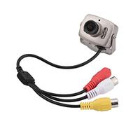 Nimoa Security Camera, Mini 6LED Wired CMOS CCTV Security Camera Night Vision Digital Video Infrared Hidden Video Camera PAL/NTSC(PAL)