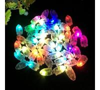 Nimomo 1 Set/50Pcs LED Decor Balloon Lights, Waterproof Lights for Paper Lantern Ballon Wedding Party Decor(6 Colors Optional)(Colorful)