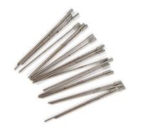 Nimomo 20pcs Glass Jewellery Drill Bits Tipped 1mm, Jewelry Making Set Sea Gem Stones Shank Compatible, Dia-mond Coated Agate Hole Solid Needle