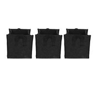 Nimomo 3Pcs Planting Grow Bag 5 Gallon, Multipurpose Fabric Plant Growing Bag with Handles Black Square Felt Garden Vegetable Grow Container (23.5 * 23.5 * 25)