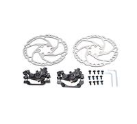 Nimomo Bicycle Disc Brake Set, universal, strong braking force at the front and rear, disc brake set set for mountain bike, racing bike, fixed gear bike, MTB, BMX