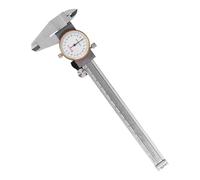 Nimomo Dial Caliper Measuring 0?150mm Dial Caliper Stainless Steel Shockproof Vernier Measuring Gauge 0.02mm Resolution