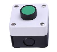 Nimomo Push Button, Switch Box, One Boxes, Tactile Touch Switch, Industrial Weatherproof Green Control Box for Gate Opener