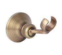 Nimomo Retro Shower Head Holder, 360° Adjustable Brass Electroplating Galvanic Bracket Base for Home Bathroom Accessory