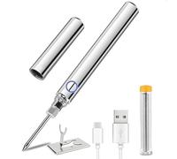Nimomo USB Soldering Iron, Wireless, Portable, 1100mAh Rechargeable Battery, 200℃-450℃, Pencil Style, Jewellery Soldering