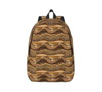 NImongt African Style Patchwork Print Unisex Lightweight Backpack Double Shoulder Bag For Work Travel Outdoor Sports