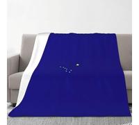 NImongt Alaska State Flag Print Winter Flannel Blanket 70 X 80 In Ultra Soft Warm Blanket Warm For Sofa Bed