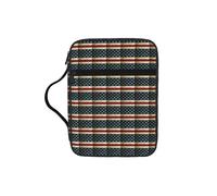 NImongt American Flag Print Bible Storage Bag for Church Travel Scripture Organizer Ecclesiastical Accessory