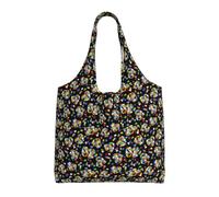 NImongt Autism Awareness Puzzle Pieces Heart Print Unisex Oversized Canvas Tote Bag Reusable Lightweight Shoulder Handbag Shopping