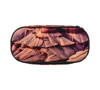 NImongt Beauty Grand Canyon Print Stylish Pencil Bag Pen Case School Supplies Makeup Storage Travel Office Class Use