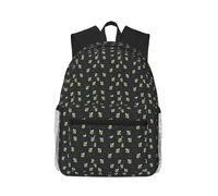NImongt Bee Flying Print Unisex Comfortable Lightweight Casual Backpack Travel Commuting Outdoor Sports