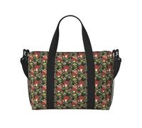 NImongt Bright Mushrooms Art Print Versatile Hand Travel Bag Lightweight Tote Weekend Beach Getaways Gym Commutes