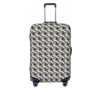 NImongt Chinese Landscape Painting Print Suitcase Cover Universal Elastic Luggage Accessory Holiday Beach Business Travel