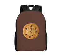 NImongt Chocolate Cookie Print Waterproof Backpack Unisex Travel Work Outdoor Daypack Business Trips Daily Use