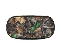NImongt Cold Tree Camouflage Print Stylish Pencil Bag Pen Case School Supplies Makeup Storage Travel Office Class Use