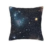 NImongt Constellation Star Clusters Galaxies Print Practical Throw Pillow Covers Decor All-Season Square Pillowcases Bed Living Room