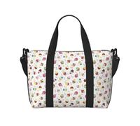 NImongt Delicious Cupcakes Print Versatile Hand Travel Bag Lightweight Tote Weekend Beach Getaways Gym Commutes