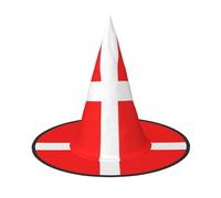 NImongt Denmark Danish Flag Print Comfort Carnival Party Accessory Cosplay Costume Hat Festive Headwear House Events