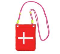 NImongt Denmark Danish Flag Print Stylish Phone Bag Lightweight Travel for Walking Running Hiking Daily Use Pouch