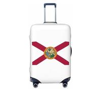 NImongt Florida State Flag Print Suitcase Cover Universal Elastic Luggage Accessory Holiday Beach Business Travel