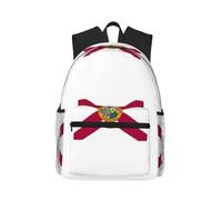 NImongt Florida State Flag Print Unisex Comfortable Lightweight Casual Backpack Travel Commuting Outdoor Sports
