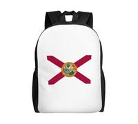 NImongt Florida State Flag Print Unisex Double Shoulder Backpack Lightweight Travel Rucksack Business Weekend Work