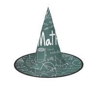 NImongt Formulas Shapes Theory Math Lesson Word Print Comfort Carnival Party Accessory Cosplay Costume Hat Festive Headwear House Events