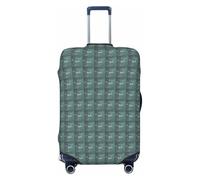 NImongt Formulas Shapes Theory Math Lesson Word Print Suitcase Cover Universal Elastic Luggage Accessory Holiday Beach Business Travel