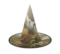 NImongt Grass And Dove Print Comfort Carnival Party Accessory Cosplay Costume Hat Festive Headwear House Events