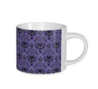 NImongt Haunted Mansion Print Adults Large Capacity Ceramic Mugs Home Camping Gifting Outdoor Kitchen Wedding