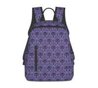NImongt Haunted Mansion Print Lightweight Versatility Backpack Travel Men Women Casual Bag Daypack Daily Hiking