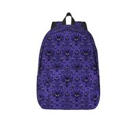 NImongt Haunted Mansion Print Unisex Lightweight Backpack Double Shoulder Bag For Work Travel Outdoor Sports