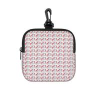 NImongt I Love London Print Lightweight Square Storage Bag Organizer Pouch Travel Cosmetic for Home Office