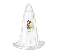 NImongt Illinois State Flag Print Teens Kids And Adults Hooded Cloak Wizard Gothic Robe Carnival Halloween Cosplay
