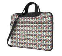 NImongt Left And Right Brain Advantage Print Portable Laptop Bag Messenger Handbag Commute Meeting Office Travel Shoulder Bags