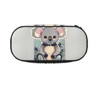 NImongt Lovely Koala Print Stylish Pencil Bag Pen Case School Supplies Makeup Storage Travel Office Class Use