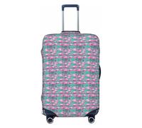 NImongt Lovely Pink Flamingos Print Suitcase Cover Universal Elastic Luggage Accessory Holiday Beach Business Travel