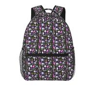 NImongt Magic Witch Witchcraft Bohemian Drawing Print Casual Backpack Bag Travel Outdoor Activities Comfortable Everyday Hiking Cycling