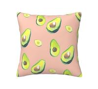 NImongt Many avocado images Print Practical Throw Pillow Covers Decor All-Season Square Pillowcases Bed Living Room