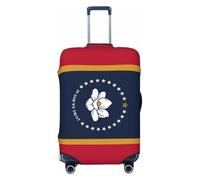 NImongt Mississippi State Flag Print Suitcase Cover Universal Elastic Luggage Accessory Holiday Beach Business Travel