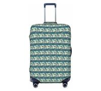 NImongt Ocean Sailboat Print Suitcase Cover Universal Elastic Luggage Accessory Holiday Beach Business Travel