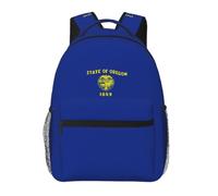 NImongt Oregon State Flag Print Casual Backpack Bag Travel Outdoor Activities Comfortable Everyday Hiking Cycling
