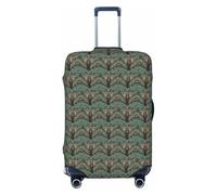 NImongt Owl Tree Branches Print Suitcase Cover Universal Elastic Luggage Accessory Holiday Beach Business Travel