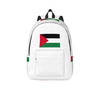NImongt Palestine Flag Print Unisex Lightweight Backpack Double Shoulder Bag For Work Travel Outdoor Sports