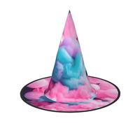 NImongt Pink Cotton Candy Print Comfort Carnival Party Accessory Cosplay Costume Hat Festive Headwear House Events