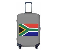 NImongt South African Flag Print Suitcase Cover Universal Elastic Luggage Accessory Holiday Beach Business Travel