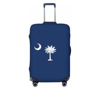 NImongt South Carolina Flag Print Suitcase Cover Universal Elastic Luggage Accessory Holiday Beach Business Travel