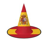 NImongt Spanish Flag Print Comfort Carnival Party Accessory Cosplay Costume Hat Festive Headwear House Events